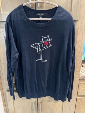 Banana Republic Navy Crewneck Sweater